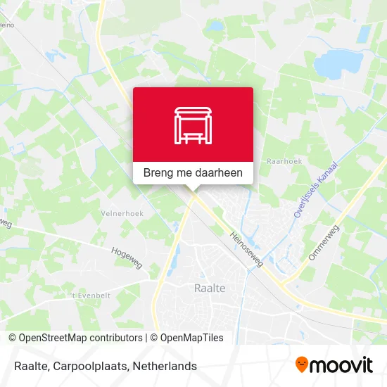 Raalte, Carpoolplaats kaart