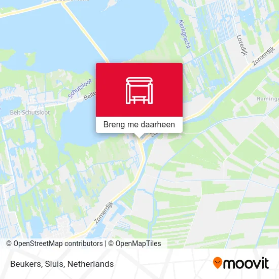 Beukers, Sluis kaart