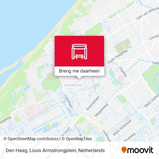 Den Haag, Louis Armstrongplein kaart