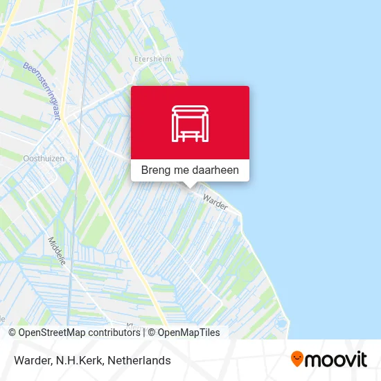 Warder, N.H.Kerk kaart