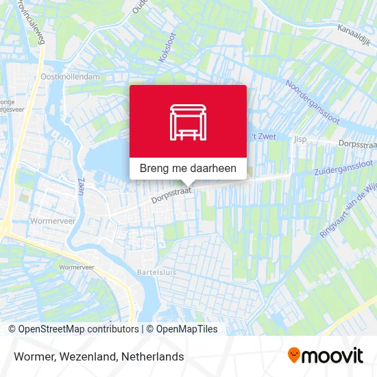 Wormer, Wezenland kaart