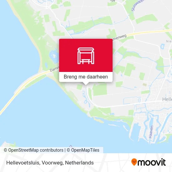 Hellevoetsluis, Voorweg kaart