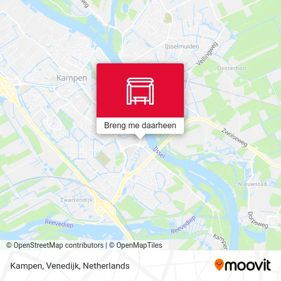 Kampen, Venedijk kaart