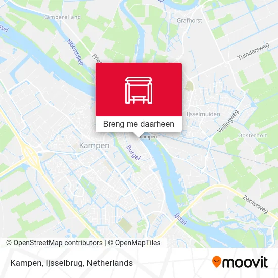 Kampen, Ijsselbrug kaart