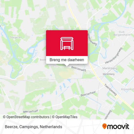 Beerze, Campings kaart