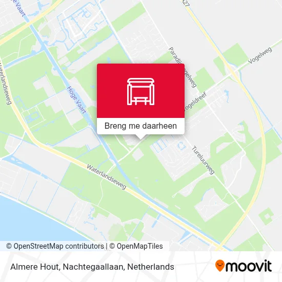 Almere Hout, Nachtegaallaan kaart
