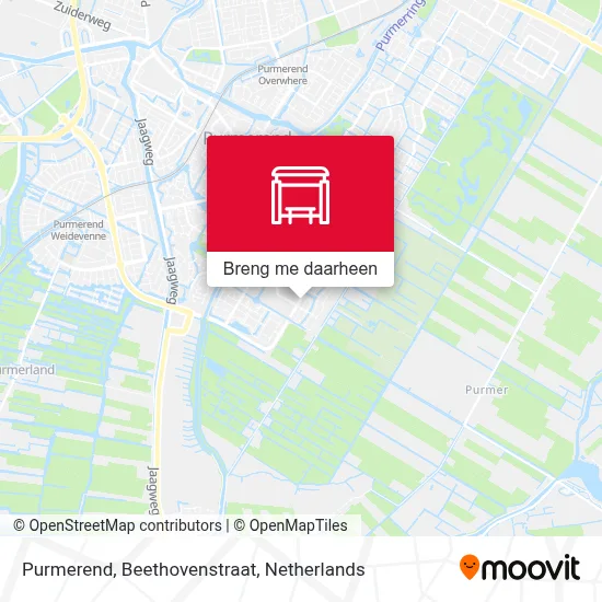 Purmerend, Beethovenstraat kaart