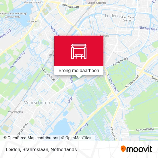Leiden, Brahmslaan kaart