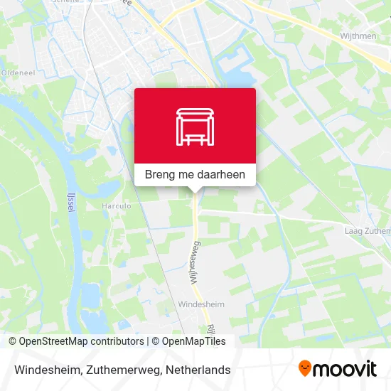 Windesheim, Zuthemerweg kaart