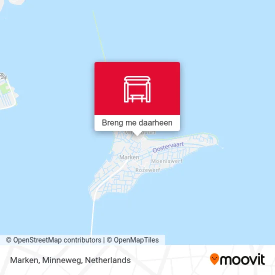 Marken, Minneweg kaart