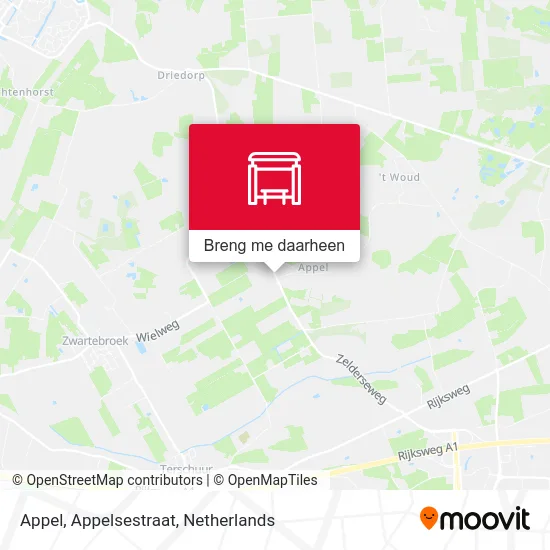 Appel, Appelsestraat kaart