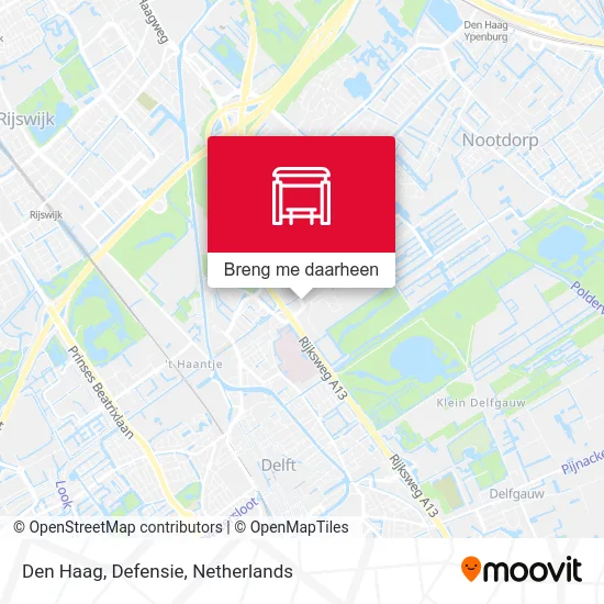 Den Haag, Defensie kaart