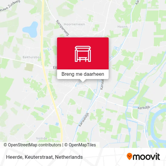 Heerde, Keuterstraat kaart