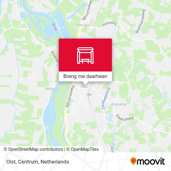 Olst, Centrum kaart