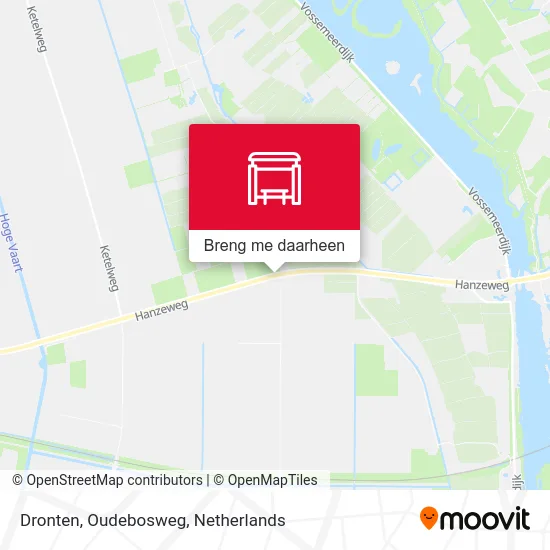 Dronten, Oudebosweg kaart
