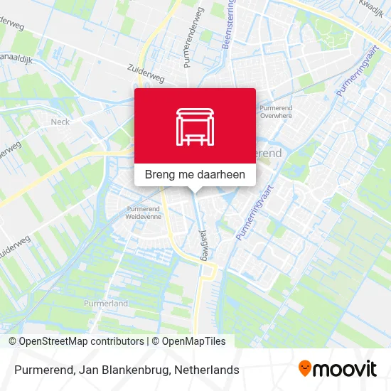 Purmerend, Jan Blankenbrug kaart