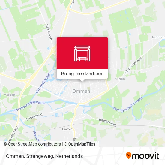 Ommen, Strangeweg kaart