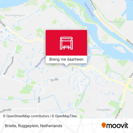 Brielle, Ruggeplein kaart