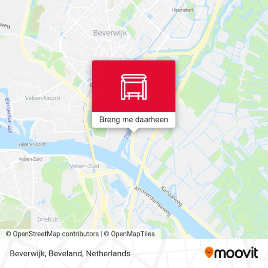 Beverwijk, Beveland kaart