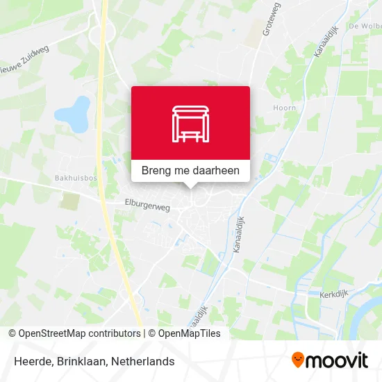Heerde, Brinklaan kaart