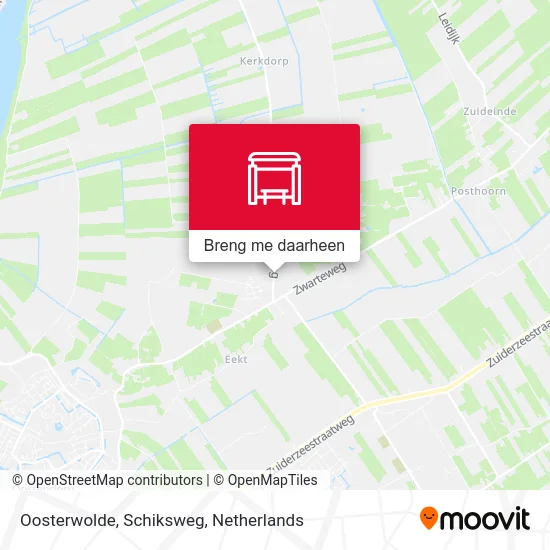 Oosterwolde, Schiksweg kaart