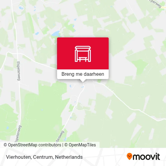 Vierhouten, Centrum kaart