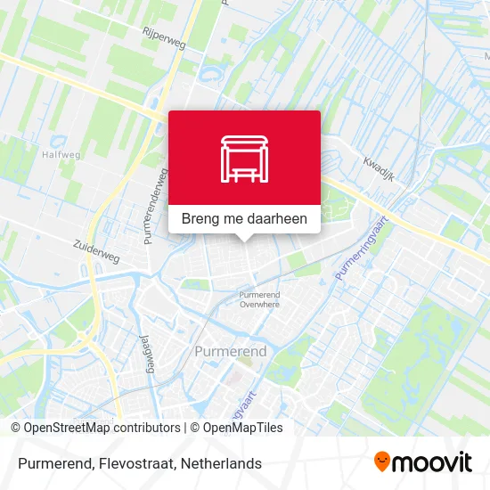 Purmerend, Flevostraat kaart