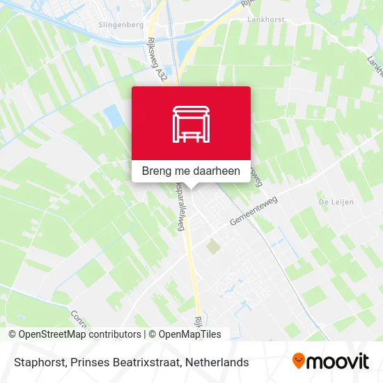 Staphorst, Prinses Beatrixstraat kaart