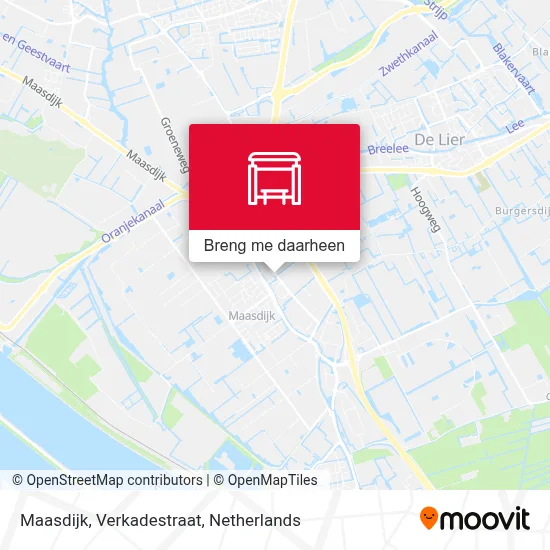 Maasdijk, Verkadestraat kaart
