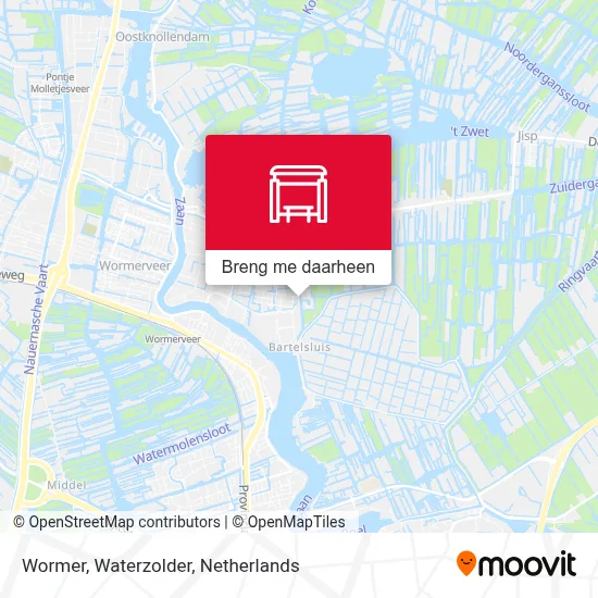 Wormer, Waterzolder kaart