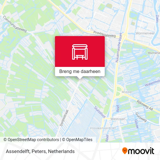 Assendelft, Peters kaart