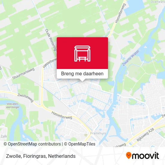 Zwolle, Fioringras kaart