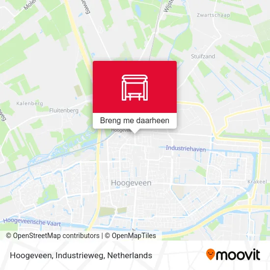 Hoogeveen, Industrieweg kaart