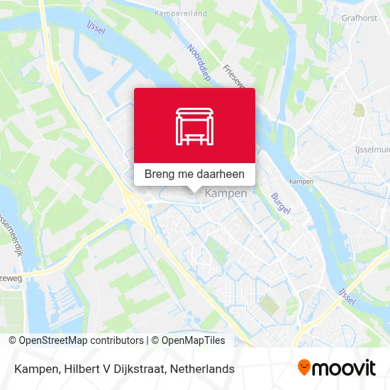 Kampen, Hilbert V Dijkstraat kaart