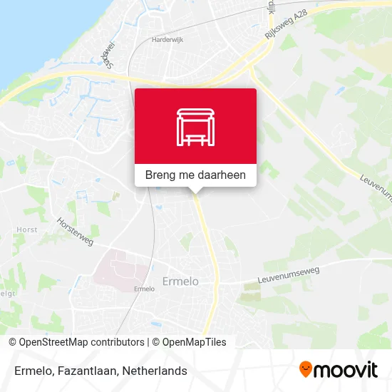 Ermelo, Fazantlaan kaart