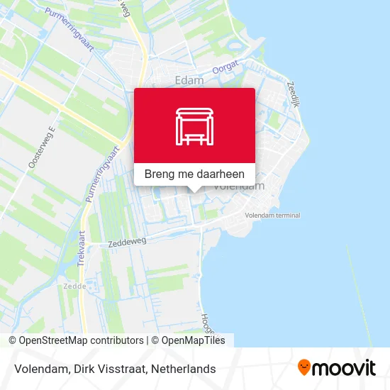 Volendam, Dirk Visstraat kaart