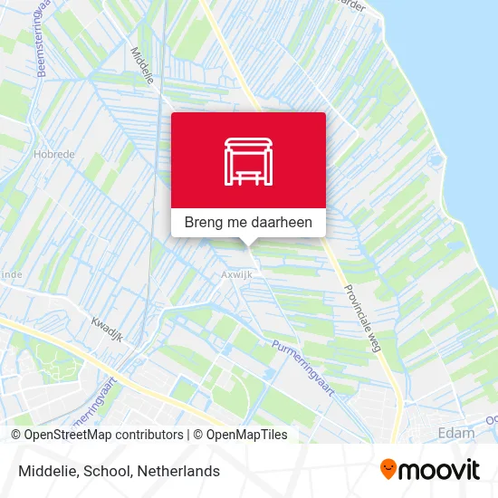 Middelie, School kaart