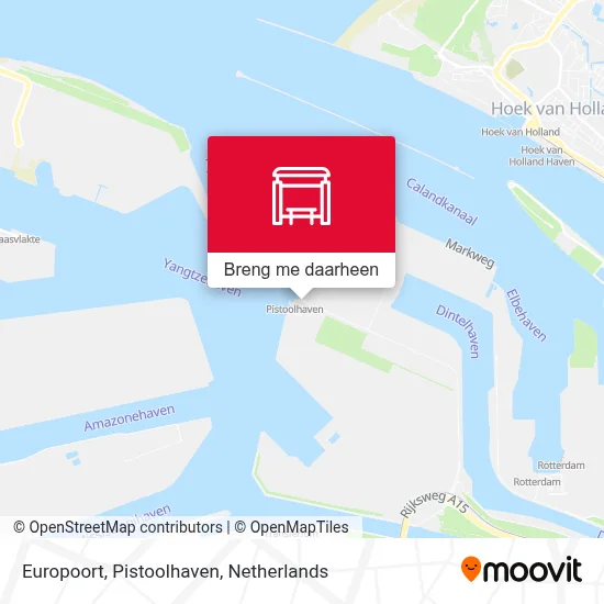 Europoort, Pistoolhaven kaart