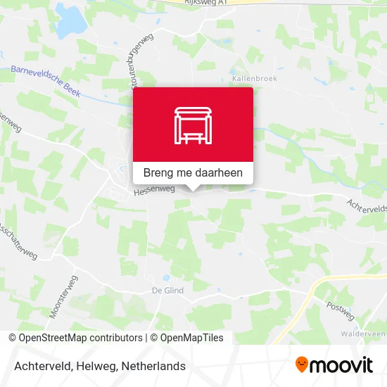 Achterveld, Helweg kaart