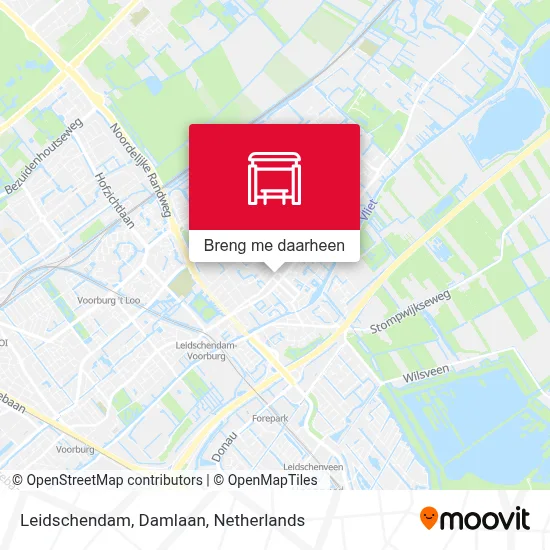 Leidschendam, Damlaan kaart