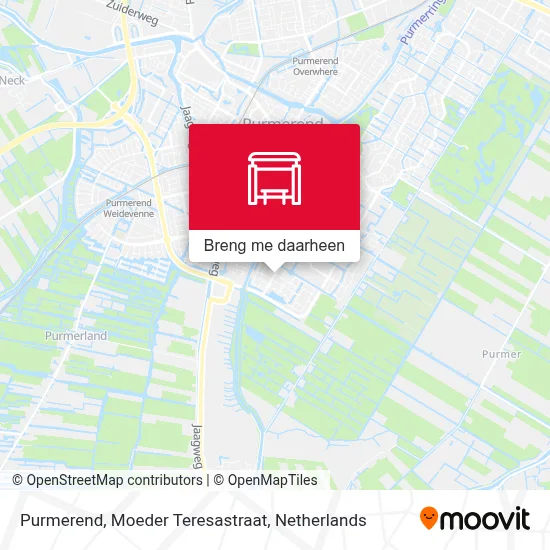 Purmerend, Moeder Teresastraat kaart