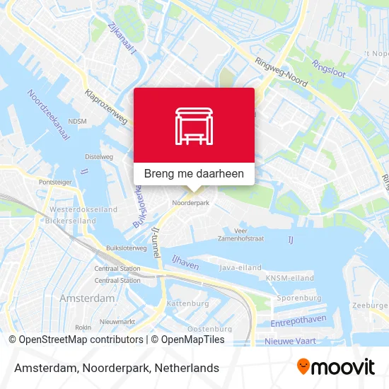 Amsterdam, Noorderpark kaart