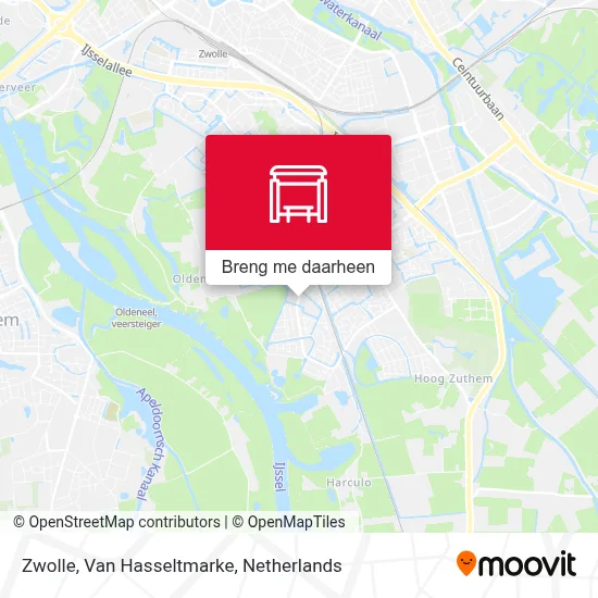 Zwolle, Van Hasseltmarke kaart