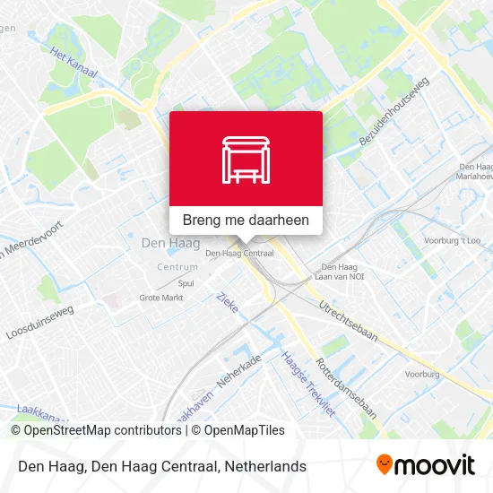 Den Haag, Den Haag Centraal kaart