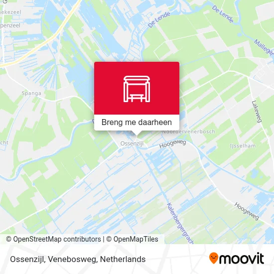 Ossenzijl, Venebosweg kaart