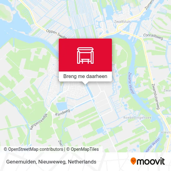 Genemuiden, Nieuweweg kaart