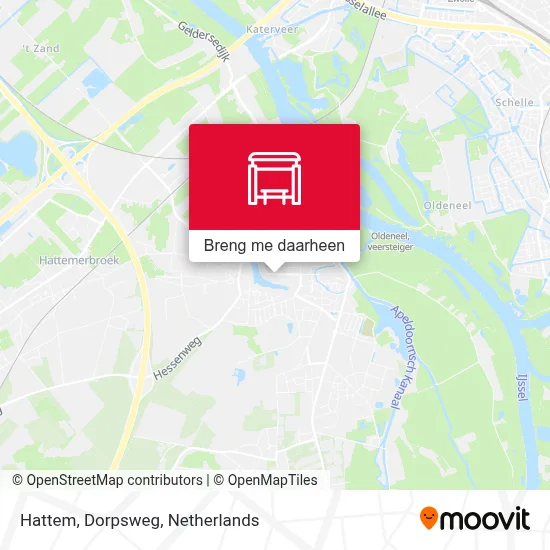 Hattem, Dorpsweg kaart