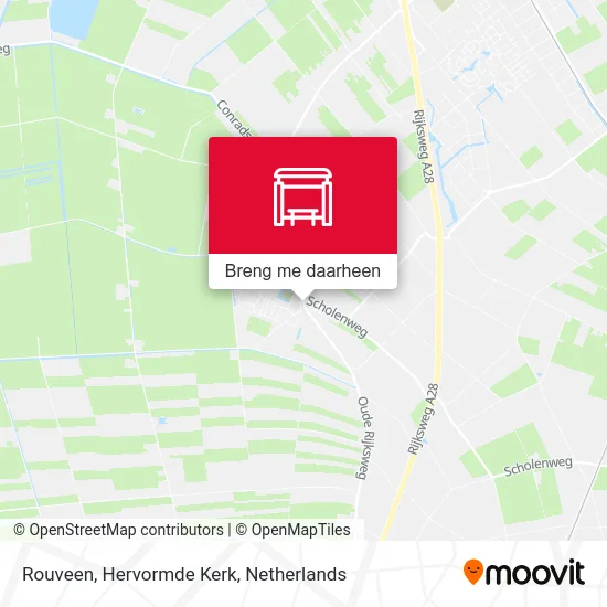 Rouveen, Hervormde Kerk kaart
