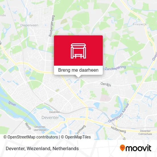 Deventer, Wezenland kaart