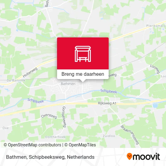 Bathmen, Schipbeeksweg kaart